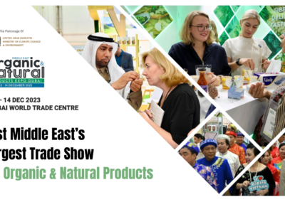 Discover the 21st Middle East Organic & Natural Products Expo – from 12th – 14th December at Dubai World Trade Center (DWTC), Dubai, UAE.