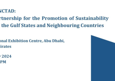 Regional Partnership for the Promotion of Sustainability Reporting in the Gulf States and Neighbouring Countries: UNCTAD Workshop